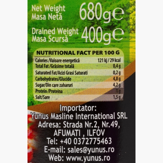 Ardei capia copt, 680g