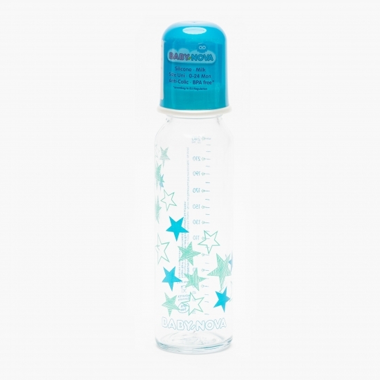 Biberon sticlă 0-24 luni, 240ml