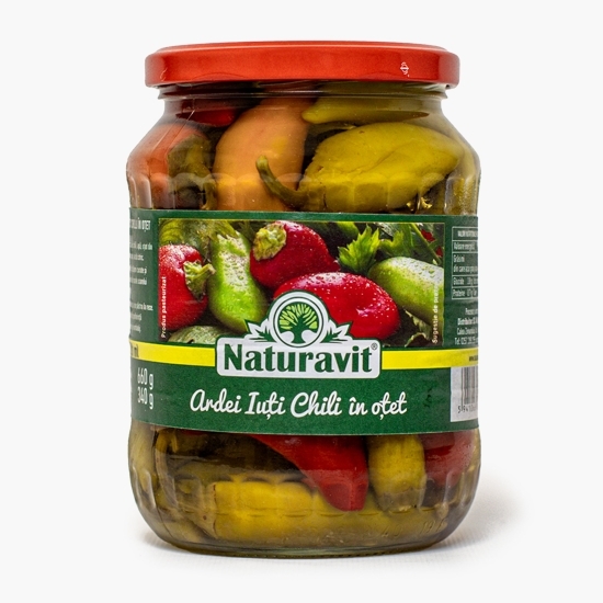 Ardei iuți chili în oțet 680g