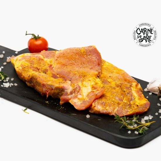 Ceafă de porc cu os în sos de bere 500g