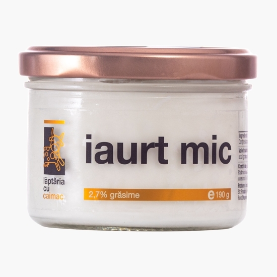 Iaurt mic 2.7% grăsime, 190g