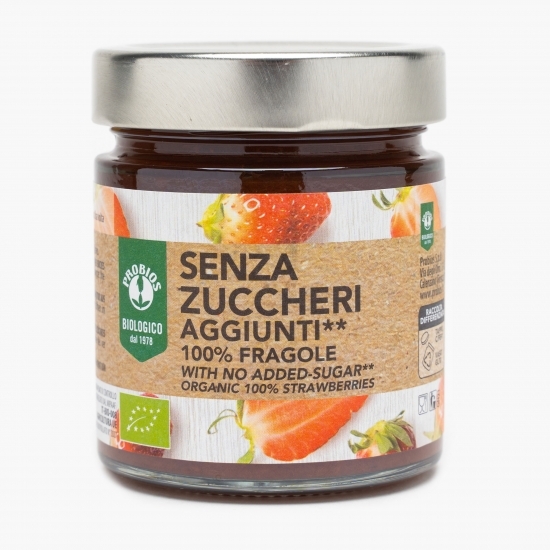 Dulceață de căpșuni eco fără zahăr 215g