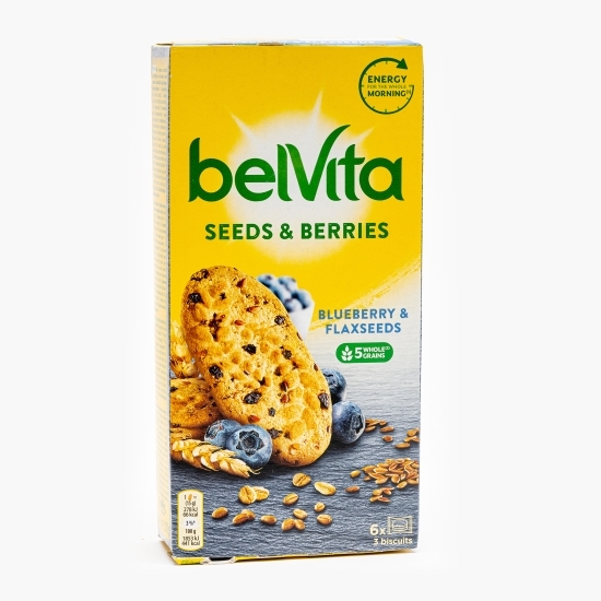 Biscuiți mic dejun afine și semințe de in Soft Bakes 6 buc, 270g