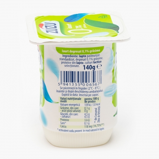 Iaurt 0.1% grăsime 140g