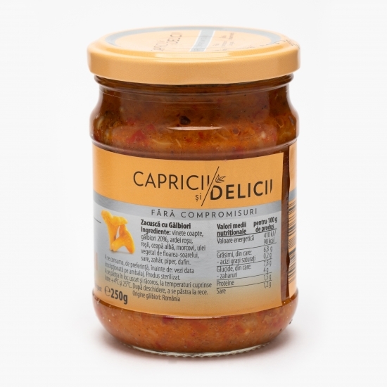 Zacuscă cu gălbiori 250g