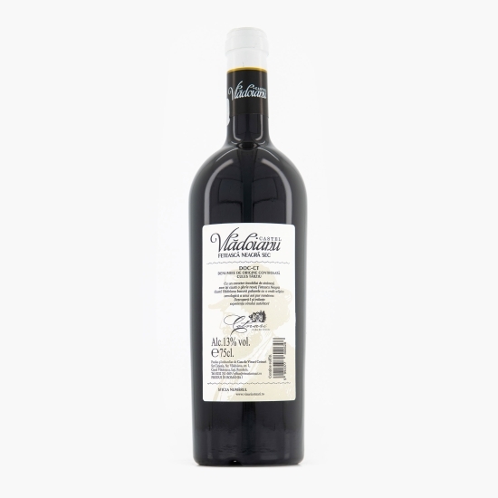 Vin roșu sec Fetească Neagră, 13%, 0.75l