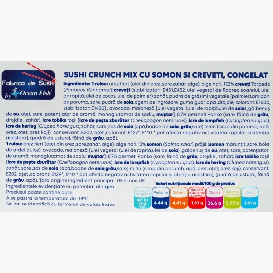 Rulouri Sushi crunch mix 460g