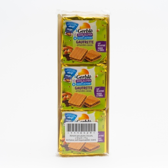 Napolitane fără gluten cu ciocolată și migdale 3x21g