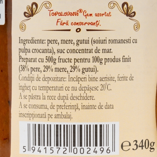 Gem asortat 340g