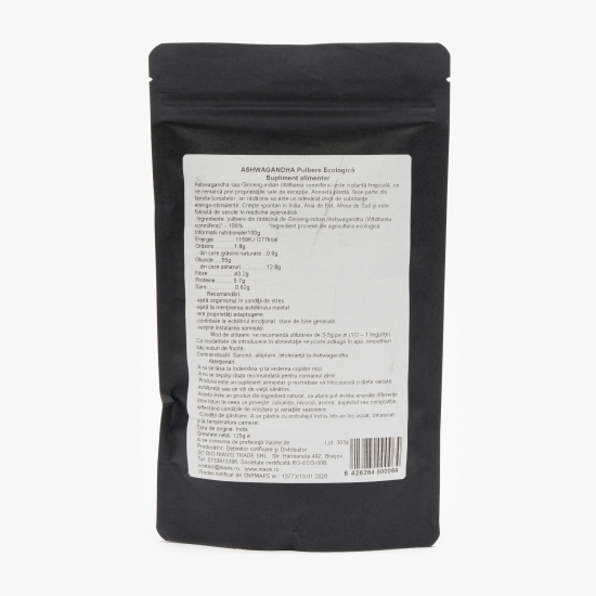 Ashwagandha pulbere eco 125g