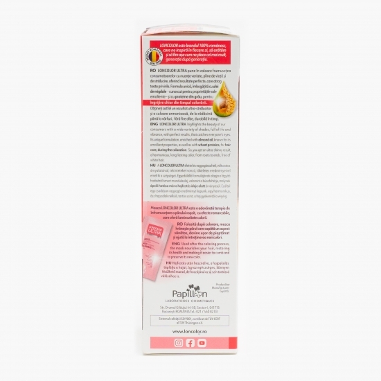 Vopsea permanentă pentru păr Ultra 6.65 Roșu coral 100ml