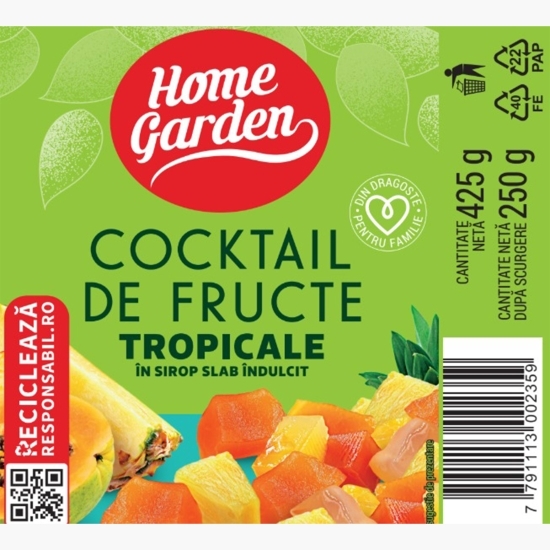 Cocktail de fructe tropicale, conservă 425g