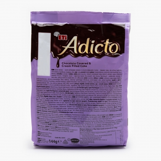 Mini prăjituri cu glazură de ciocolată 144g
