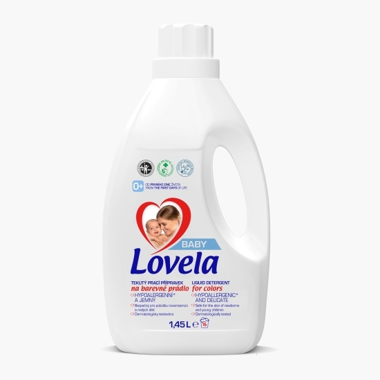 Detergent de rufe lichid pentru haine colorate, Baby 0+ luni, 16 spălări, 1.45l
