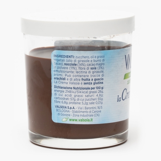 Cremă tartinabilă soia cu alune și cacao 200g