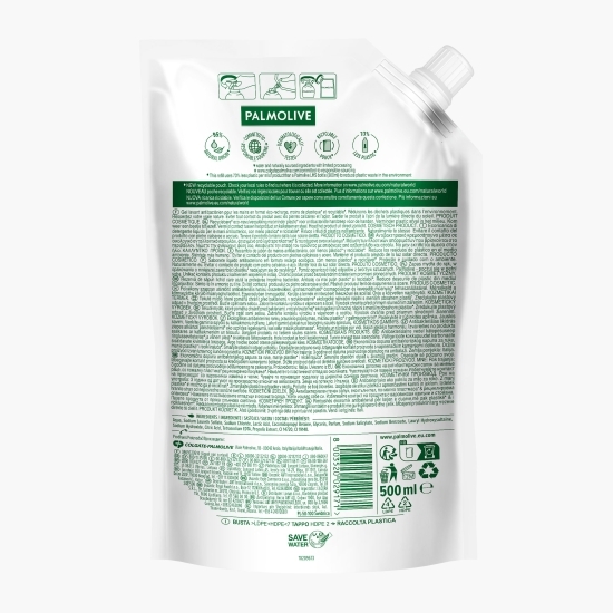 Rezervă săpun lichid Hygiene Plus, eco refill 0.5l