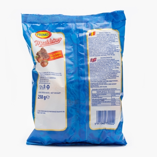 Madeleines cu cremă de cacao 250g
