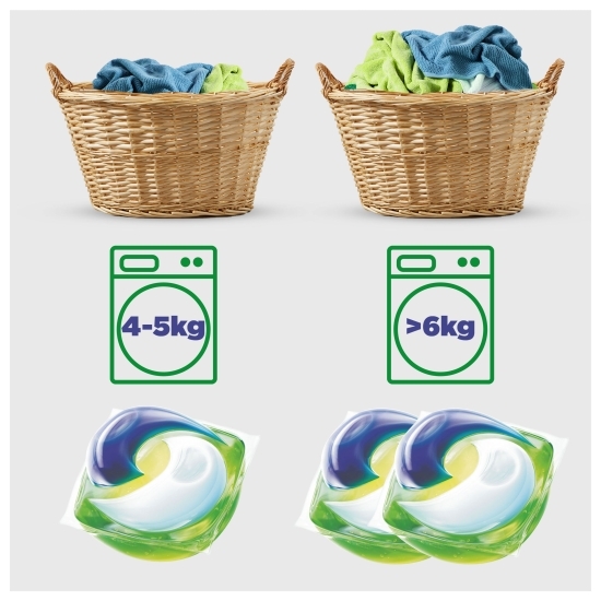 Detergent de rufe capsule All in One Pods Color, 80 spălări