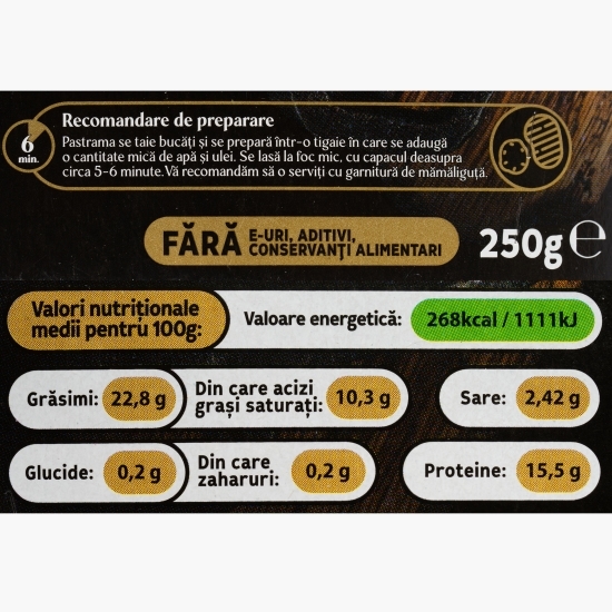 Pastramă afumată de oaie 250g