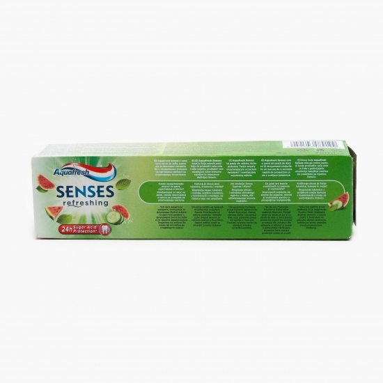 Pastă de dinți Senses Refreshing - Watermelon, Cucumber & Mint, 75ml