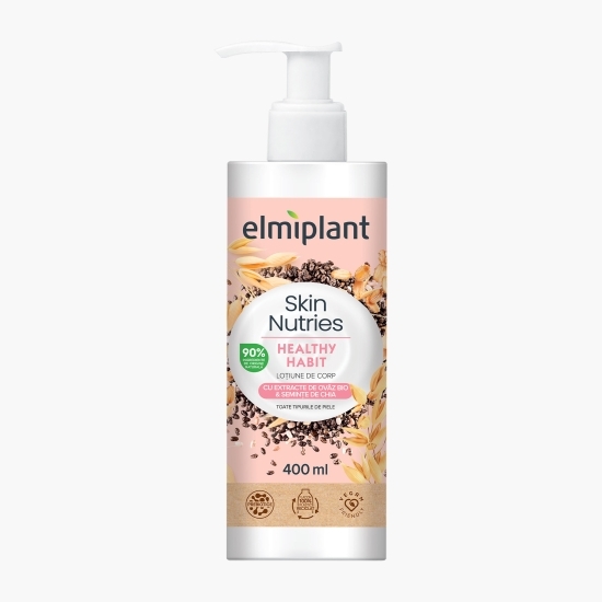 Loțiune de corp Healthy Habit cu extracte de ovăz bio și semințe de chia 400ml