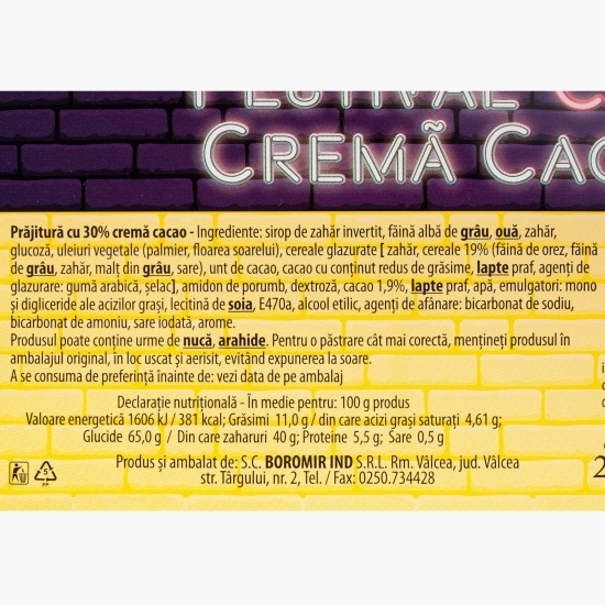 Prăjitură cu cremă de cacao Festival Cake 250g
