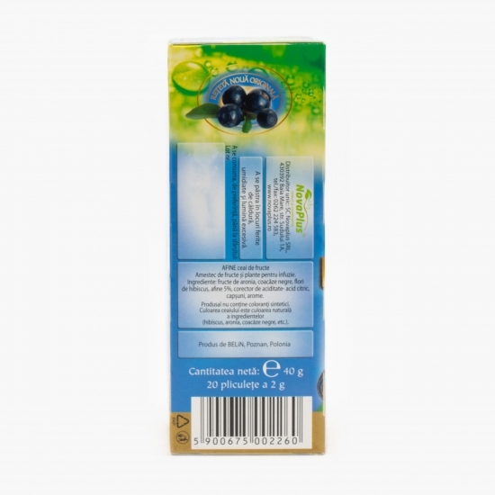 Ceai aromă afine 20 plicuri