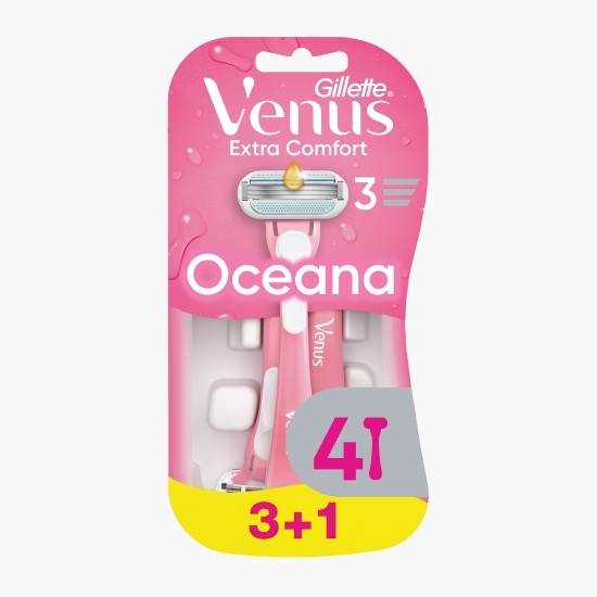 Aparate de ras pentru femei Extra Comfort Oceana, 4 buc