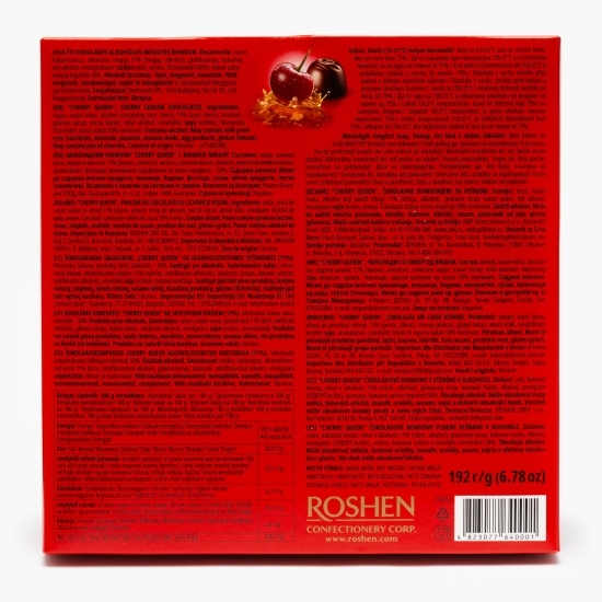 Praline de ciocolată cu lichior și vișine Cherry Queen 192g