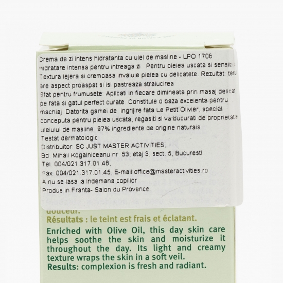 Cremă de zi intens hidratantă pentru ten normal și uscat 50ml 
