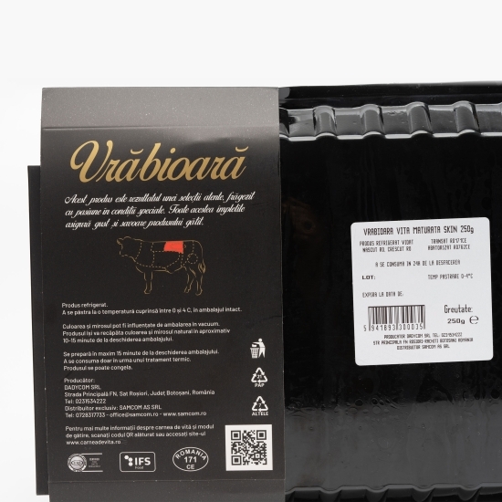 Vrăbioară vită maturată 250g