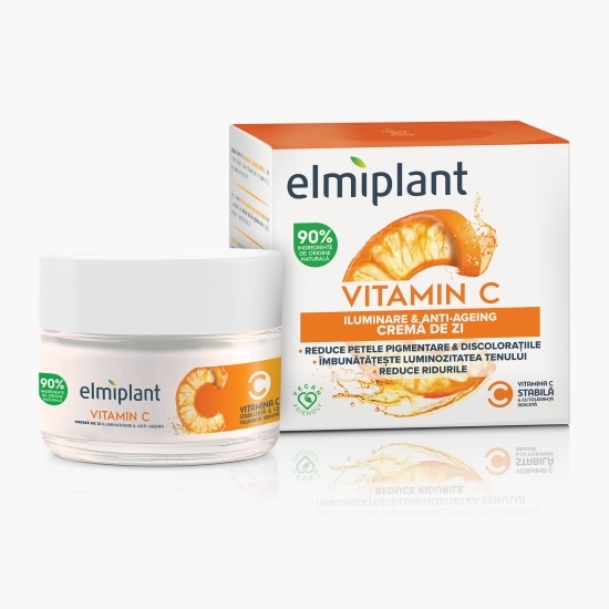 Cremă de zi Iluminatoare&Anti-Ageing, cu vitamina C, 50ml