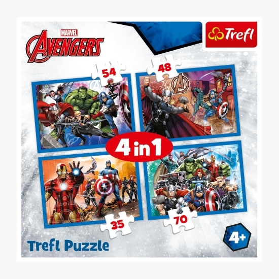 Puzzle-Răzbunătorii neînfricați 4+ ani