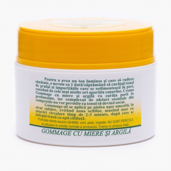 Gomaj cu miere, argilă și extract din sâmburi de măsline 50ml