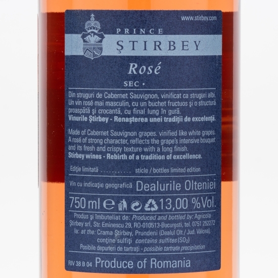 Vin rose sec Cabernet Sauvignon, 13%, 0.75l