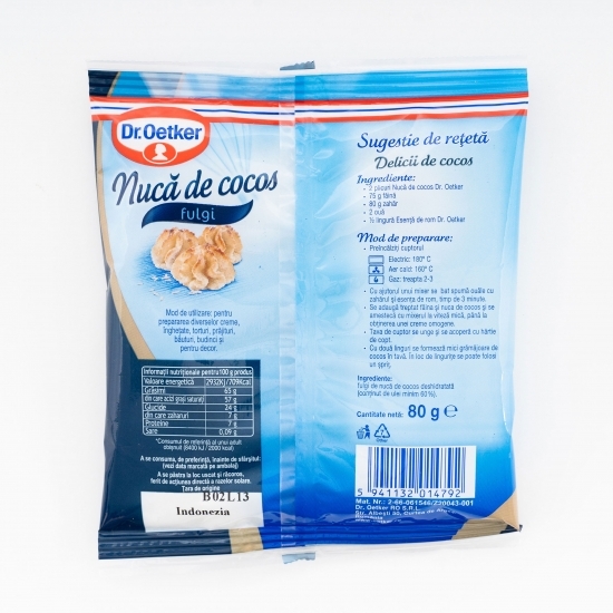 Nucă de cocos fulgi 80g