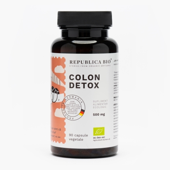 Colon Detox ecologic, 90 capsule vegetale
