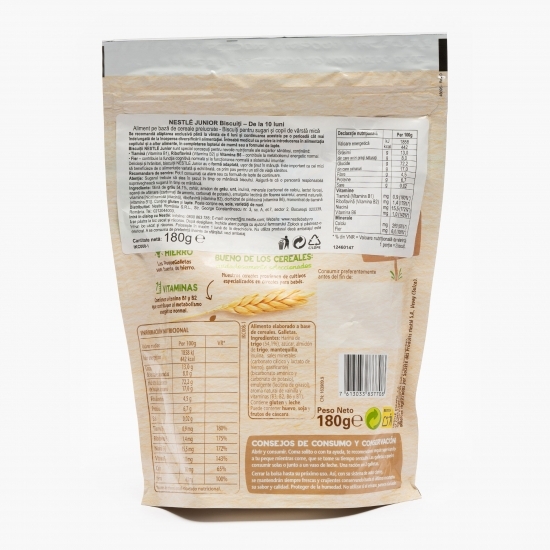 Biscuiți pentru copii, Junior, +10 luni, 180g