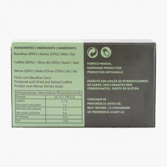 Cod grătar cu usturoi în ulei de măsline 120g