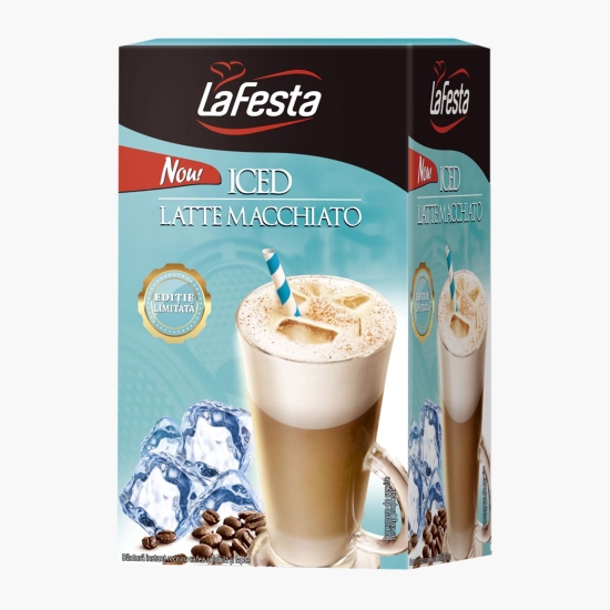 Iced Latte Macchiato, plicuri 8x18g, băutură instant