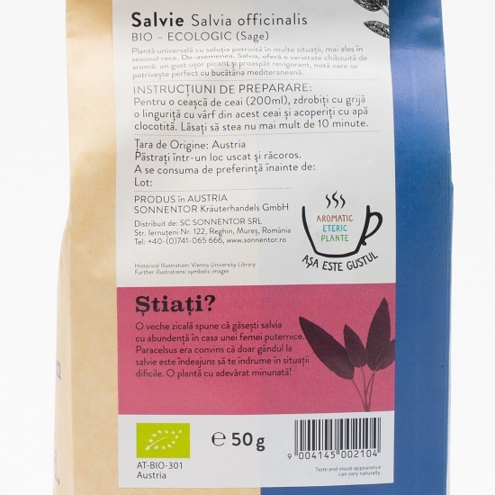 Ceai plante salvie eco 50g