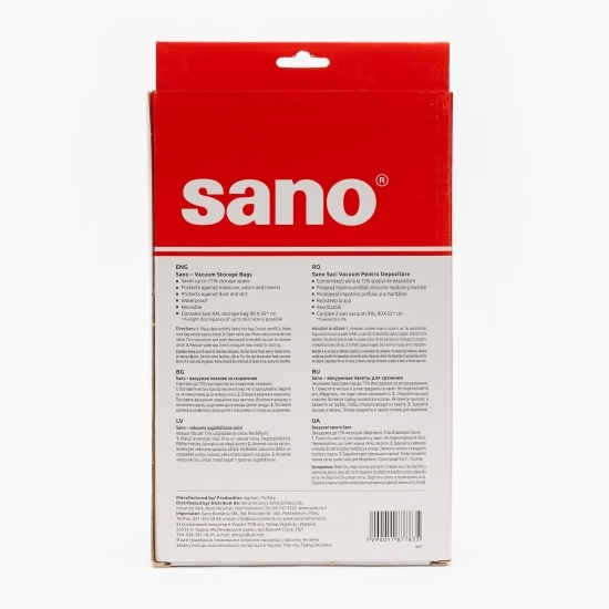 Saci vacuum pentru depozitare XXL, 90x55cm, 2 buc