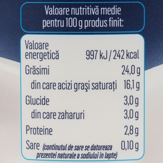 Smântână 24% grăsime 950g