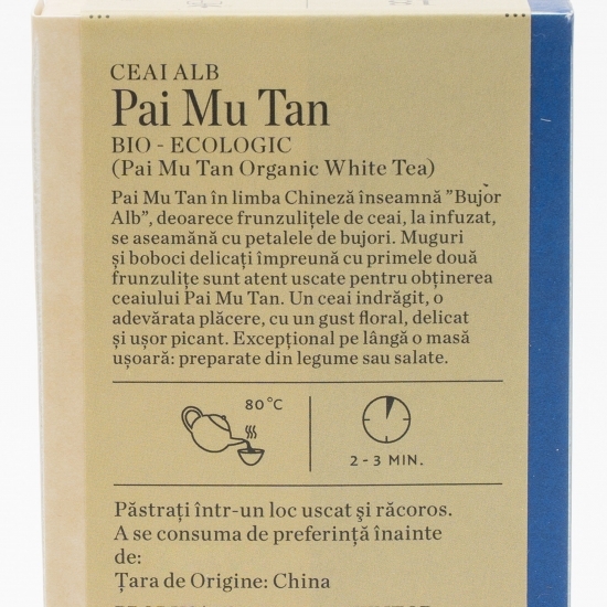 Ceai alb eco Pai Mu Tan 18 plicuri