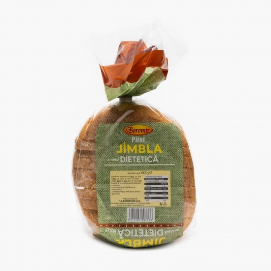 Pâine cu făină dietetică feliată 600g