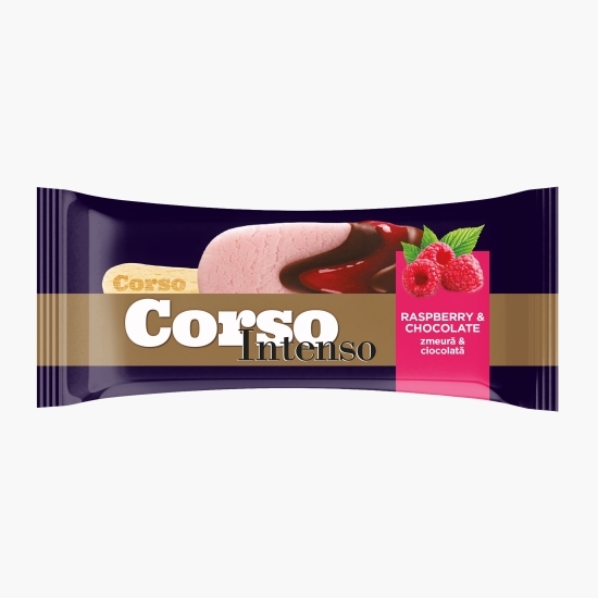 Înghețată stick cu ciocolată și zmeură 73g