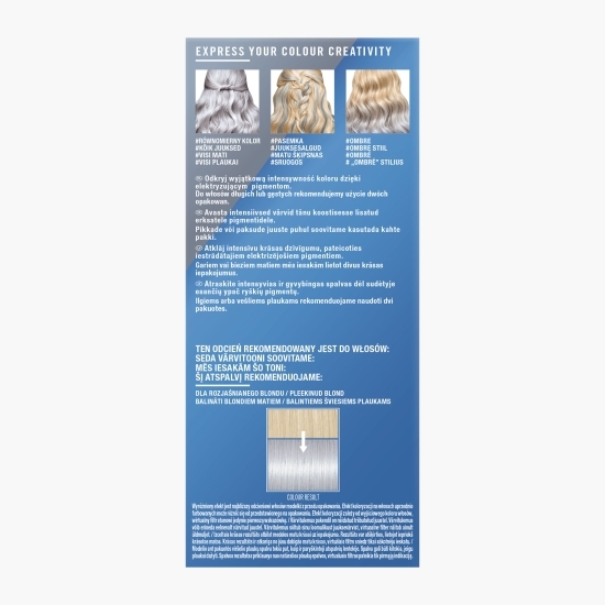 Vopsea de păr semi-permanentă Ultra Brights 098 Steel silver 80ml