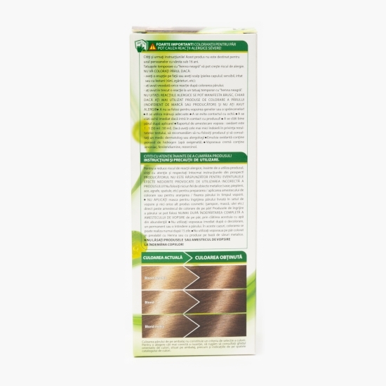 Vopsea permanentă pentru păr Natura 7.1 Blond cenușiu 100ml
