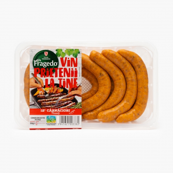 Cârnăciori de pui picanți 550g