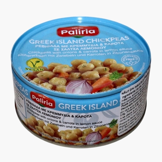 Năut cu ceapă și morcovi în sos de lămâie 280g